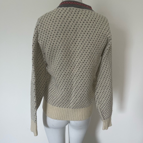 L.LBEAN VINTAGE WOOL CARDIGAN SIZE S - Picture 4 of 5
